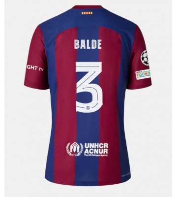 Barcelona Alejandro Balde #3 Replika Hjemmebanetrøje 2023-24 Kortærmet